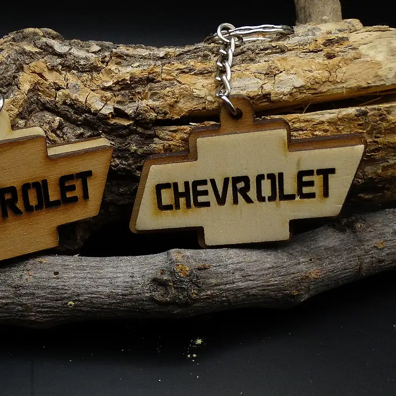 PORTACHIAVI CHEVROLET — taglio laser