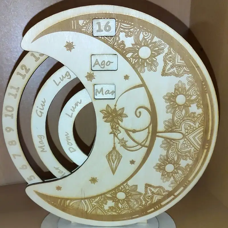 CALENDARIO INFINITY — taglio laser